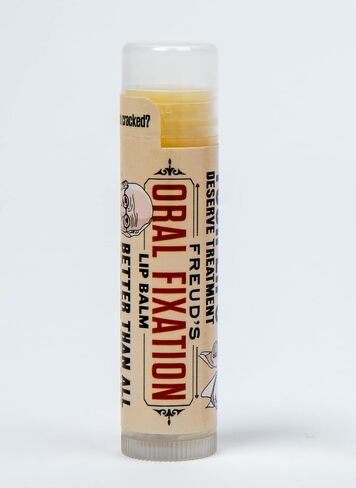 Sigmund Freud's Oral Fixation Lip Balm - Made in The USA in Saudi Arabia