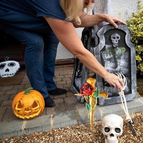 Rifanda 3D Halloween الراتنج قوالب السيليكون، روز الصليب قوالب السيليكون لراتنجات الايبوكسي، قوالب صب الراتنج الكبيرة DIY الحلي الفن تمثال الجدول الجدار شنقا ديكور in Kuwait