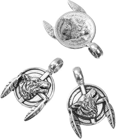 60 قطعة من وولف شارمز المصنوعة يدويًا من المجوهرات أو الحرف اليدوية المستوحاة من الأمريكيين الأصليين in Kuwait