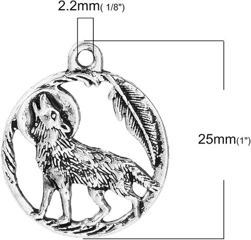 60 قطعة من وولف شارمز المصنوعة يدويًا من المجوهرات أو الحرف اليدوية المستوحاة من الأمريكيين الأصليين in Kuwait