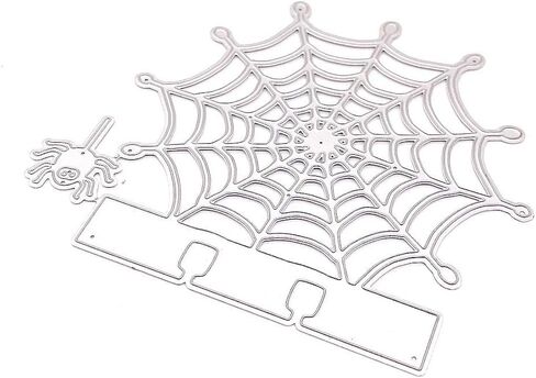 KSCRAFT Spider Web Memorydex Halloween Rolodex Metal Cutting Dies Stencils for DIY Scrapbooking Decorative Embossing DIY Paper Cards in Saudi Arabia