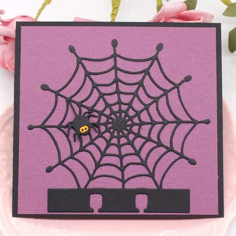 KSCRAFT Spider Web Memorydex Halloween Rolodex Metal Cutting Dies Stencils for DIY Scrapbooking Decorative Embossing DIY Paper Cards in Saudi Arabia
