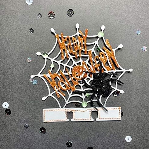 KSCRAFT Spider Web Memorydex Halloween Rolodex Metal Cutting Dies Stencils for DIY Scrapbooking Decorative Embossing DIY Paper Cards in Saudi Arabia
