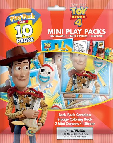 Toy Story Disney 4 Mini Coloring Play Packs Bendon 45026 in Saudi Arabia