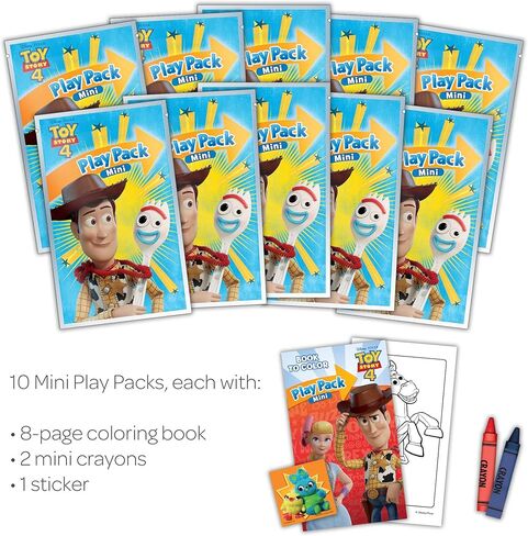 Toy Story Disney 4 Mini Coloring Play Packs Bendon 45026 in Saudi Arabia