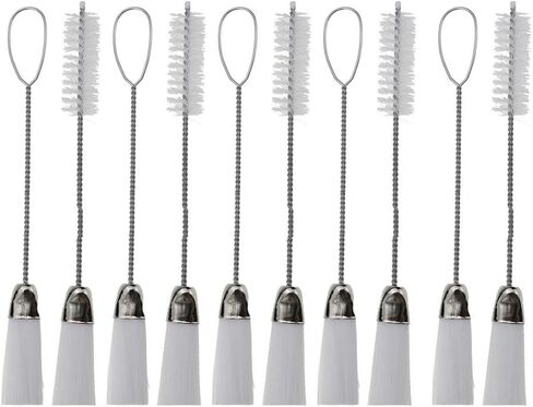 ياكو 10 قطع آلة الخياطة فرشاة مزدوجة من الجانبين تنظيف الغبار فرش أدوات تنظيف للمنزل لوحة المفاتيح الكمبيوتر in Kuwait