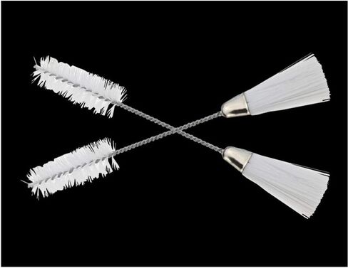 ياكو 10 قطع آلة الخياطة فرشاة مزدوجة من الجانبين تنظيف الغبار فرش أدوات تنظيف للمنزل لوحة المفاتيح الكمبيوتر in Kuwait