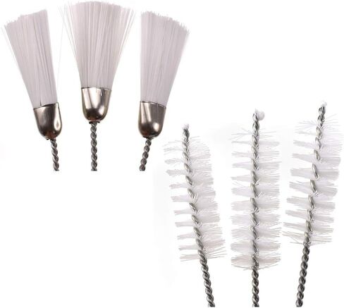 ياكو 10 قطع آلة الخياطة فرشاة مزدوجة من الجانبين تنظيف الغبار فرش أدوات تنظيف للمنزل لوحة المفاتيح الكمبيوتر in Kuwait