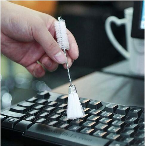 ياكو 10 قطع آلة الخياطة فرشاة مزدوجة من الجانبين تنظيف الغبار فرش أدوات تنظيف للمنزل لوحة المفاتيح الكمبيوتر in Kuwait