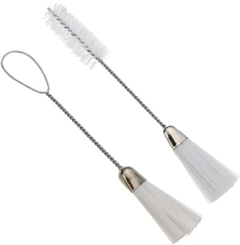 ياكو 10 قطع آلة الخياطة فرشاة مزدوجة من الجانبين تنظيف الغبار فرش أدوات تنظيف للمنزل لوحة المفاتيح الكمبيوتر in Kuwait