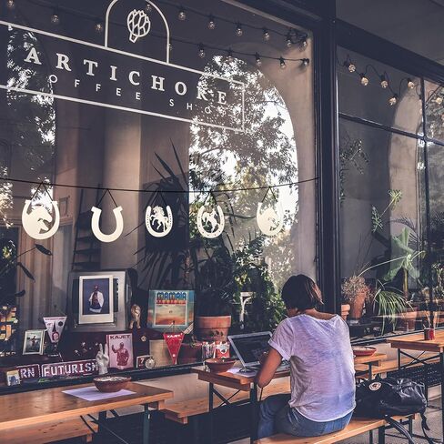 DLOnline 48 Pieces Unfinished Horseshoes Shape Wooden Cutouts, 4 Styles Cowboy Decor Wood Slices, Horse Shaped Blank Wood Discs for Home DIY, Western Party Decorations, Kids Handicrafts in Kuwait