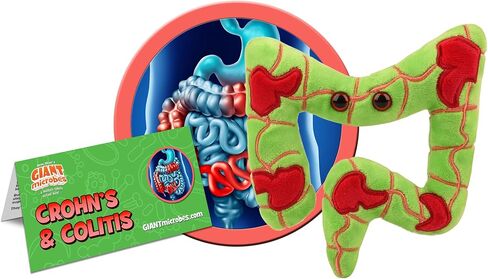 GIANTmicrobes Crohn’s & Colitis - Anatomical Organ Toy, Get Well Gift for Intestinal and GI Health, Unique Gift for Family, Friends, Students, Educators, Gastroenterologists and Other Doctors in Saudi Arabia