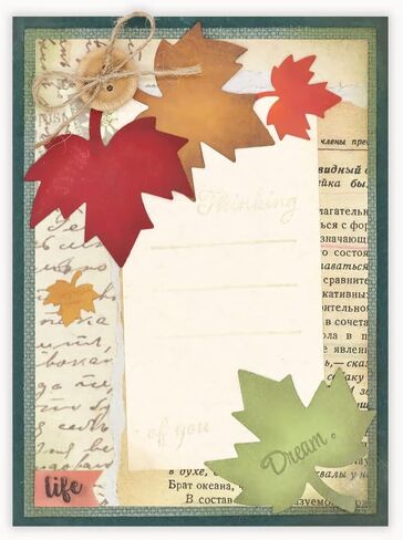 Bira Craft 5/8 inch Maple Leaf Shape Lever Action Craft Punch, Autumn Punch, Halloween Punch, for Paper Crafting Scrapbooking in Saudi Arabia