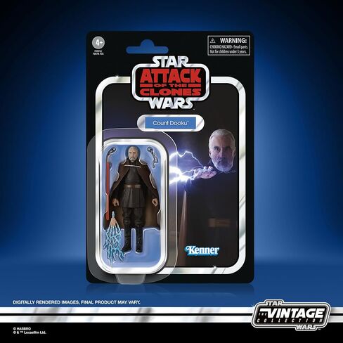 STAR WARS The Vintage Collection Count Dooku, Attack of The Clones 3.75 Inch Collectible Action Figure in Saudi Arabia