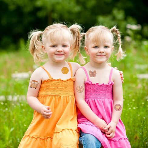 اثنين من لوازم حفلات أعياد الميلاد من جروفي ريترو هيبي بوهو، 34 قطعة من هدايا حفلات الوشم المؤقتة، آمنة للبشرة قابلة للإزالة، ملصقات وشم زائفة لهدايا حفلات أعياد الميلاد هيبي بوهو الرجعية in Kuwait