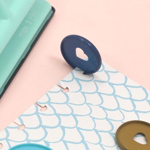 Craftelier - XL Disc Planner Punch for Disc Binding Notebooks for Scrapbooking or Craft Projects | Punches up to 3 Sheets of 90 g/m2 | Aprox. Size 12.60" x 3.54" x 1.97" in Saudi Arabia