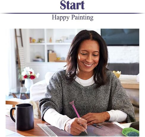 OFRKE Halloween Diamond Painting Kits for Adults,5D Diamond Art Kits for Adults Kids Beginner, DIY Full Drill Diamond Dots Paintings with Diamonds Gem Art and Crafts for Home Wall Decor (12X20inch) in Kuwait