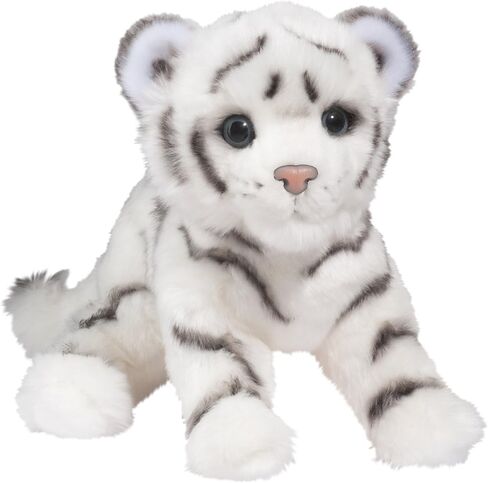 Douglas Silky White Tiger Cub Plush Stuffed Animal in Saudi Arabia