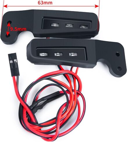 مصابيح امامية جانبية للسيارة بجهاز تحكم عن بعد من ارفيووي لسيارة تي ار اكس 4 تي ار اكس 4 برونكو 1/10 الزاحفة التي تعمل بجهاز تحكم عن بعد in Kuwait