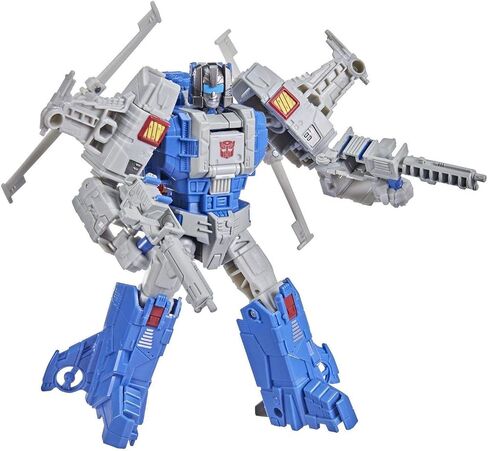 Transformers 2021 Modern Figure in Retro Packaging Autobot Headmaster Highbrow with Xort in Saudi Arabia