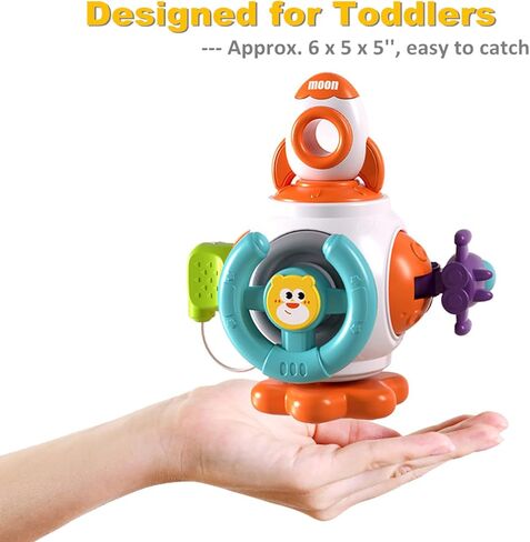 DIDUBUY Montessori Busy Cube للأطفال الصغار 1-3، ألعاب تعليمية للأطفال الصغار لتعلم الأطفال من عمر 9-12-18 شهرًا و1-2-3-4-5 سنوات، ألعاب السفر الحسية للأطفال المصابين بالتوحد in Kuwait