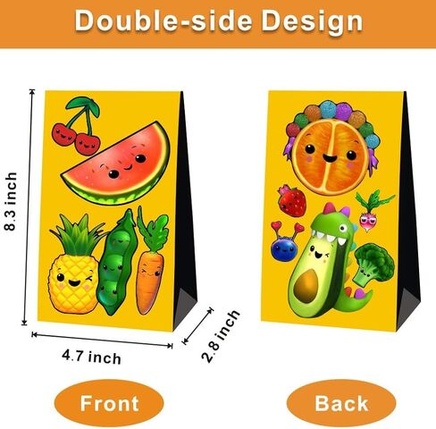 لوازم حفلات اعياد الميلاد بتصميم فاكهة هيي بير الحسية من ميوكس، تتضمن 12 قطعة من حقائب الحفلات بطابع الفاكهة للاطفال لتزيين عيد الميلاد الاول in Kuwait