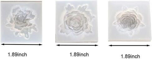 ملوكيها 7 قطع من قوالب صب الراتنج على شكل زهرة من السيليكون، ادوات صنع المجوهرات، قوالب صب لمشروع سلسلة المفاتيح والحرف اليدوية in Kuwait