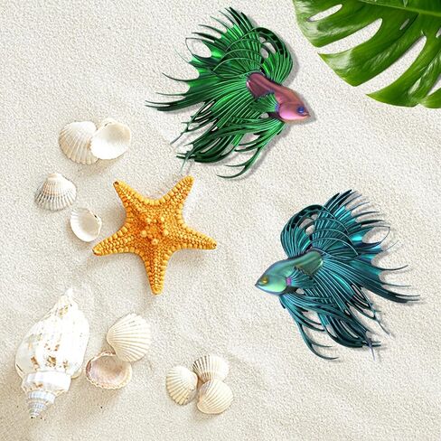 Voyyphixa Epoxy Resin Moulds Fish 3D Animals Silicone Mould Casting Moulds Silicone Moulds Epoxy Resin Lionfish Fighting Fish Resin Mould Resin Casting Moulds for Decoration DIY Crafts Wall Decoration in Saudi Arabia