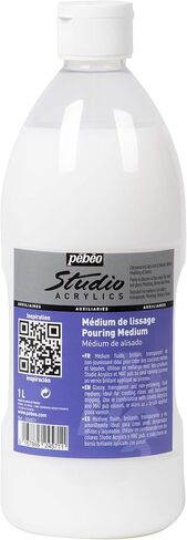 Pebeo Acrylic Art and Painting Supplies, Ready-to-Pour Fluid Medium, 1 Liter Bottle in Saudi Arabia