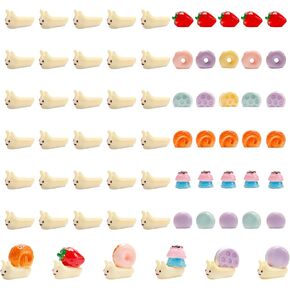 60 قطعة 1:12 خبز مصغر كعكة راتنج حلوى مصغرة دونات معكرون فاكهة صغيرة ملحقات تزيين الطعام للمطبخ المنزلي الصغير in Kuwait