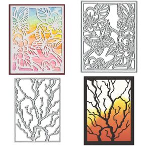 قوالب نباتات محفوظ بوعاء لصنع البطاقات، قالب قطع الصبار العصاري لسكرابوكينغ على ورق التخليص صياغة ديكور ألبوم ذاتي الصنع in Kuwait