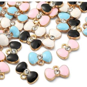 LiQunSweet 30Pcs 3 Colors Enamel High-Top Sneakers High Board Shoes Charms for Bracelets Necklace Jewelry Making in Kuwait