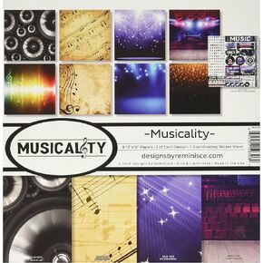 Reminisce Musicality Collection Kit, Multicolor, 12" by 12", (MUS-200)