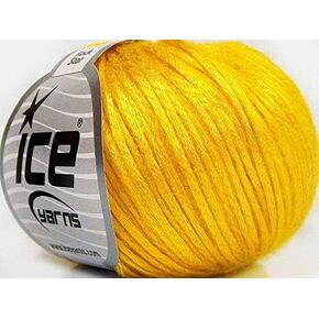 روك ستار، فزي هالو، لمعان، نسيج من الصوف ميرينو الناعم من الصوف الأكريليك، 50 جرام، أصفر in Kuwait