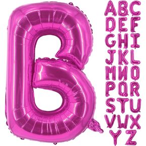Lovoir 40 Inch Large Hot Pink Letter E Balloons Big Size Jumbo Mylar Foil Helium Balloon for Birthday Party Celebration Decorations Alphabet Hot Pink E in Kuwait