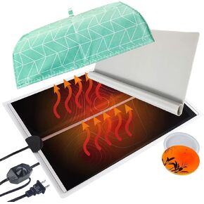 سوهابي بساط تسخين لقوالب الراتنج، الة معالجة الراتنج مع حصيرة سيليكون، مجموعة ادوات سريعة الجفاف لقوالب المجوهرات وقوالب الراتنج in Kuwait