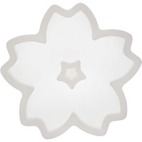 Funshowcase Cute Sakura Cherry Flower Silicone Mold Trays for Crafting, Resin Epoxy, Soap, Jewelry Making 4 in Set Bundle