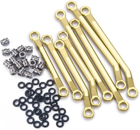 Benedict Harry Metal Steering Links Rod Set for 1/18 RC Crawler Car Traxxas TRX4M Upgrade Parts in Kuwait