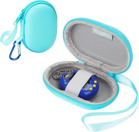 ام جي زي ان ام تي واي حافظة تخزين واقية متوافقة مع 1 تاماجوتشي اوريجينال / بانداي ديجيمون اكس / ديجيمون ديجيمون مونستر الالكترونية للحيوانات الاليفة الافتراضية (حافظة فقط) (ازرق، S) in Kuwait