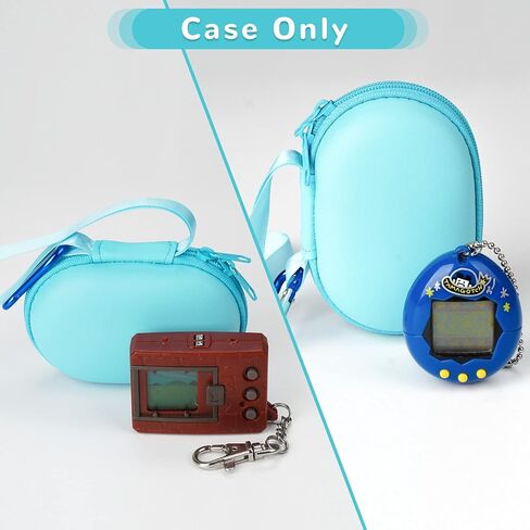 ام جي زي ان ام تي واي حافظة تخزين واقية متوافقة مع 1 تاماجوتشي اوريجينال / بانداي ديجيمون اكس / ديجيمون ديجيمون مونستر الالكترونية للحيوانات الاليفة الافتراضية (حافظة فقط) (ازرق، S) in Kuwait