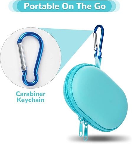 ام جي زي ان ام تي واي حافظة تخزين واقية متوافقة مع 1 تاماجوتشي اوريجينال / بانداي ديجيمون اكس / ديجيمون ديجيمون مونستر الالكترونية للحيوانات الاليفة الافتراضية (حافظة فقط) (ازرق، S) in Kuwait