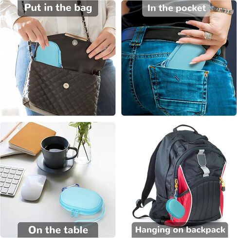 ام جي زي ان ام تي واي حافظة تخزين واقية متوافقة مع 1 تاماجوتشي اوريجينال / بانداي ديجيمون اكس / ديجيمون ديجيمون مونستر الالكترونية للحيوانات الاليفة الافتراضية (حافظة فقط) (ازرق، S) in Kuwait