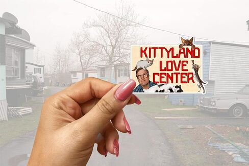 Trailer Park Boys Bubbles Sticker Pack (2 Pack) Decent & Kittyland Love Center, Official Trailer Park Boys Merchandise, Trailer Park Boys Merch, Stickers for Men in Saudi Arabia
