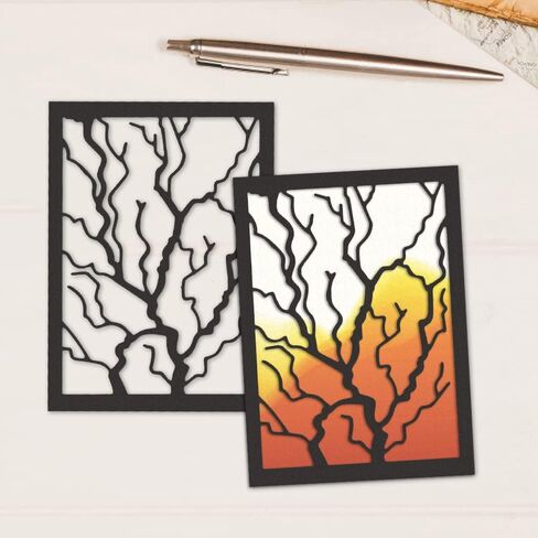 قوالب نباتات محفوظ بوعاء لصنع البطاقات، قالب قطع الصبار العصاري لسكرابوكينغ على ورق التخليص صياغة ديكور ألبوم ذاتي الصنع in Kuwait