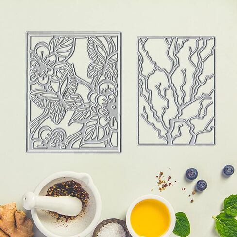 قوالب نباتات محفوظ بوعاء لصنع البطاقات، قالب قطع الصبار العصاري لسكرابوكينغ على ورق التخليص صياغة ديكور ألبوم ذاتي الصنع in Kuwait