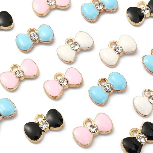 LiQunSweet 30Pcs 3 Colors Enamel High-Top Sneakers High Board Shoes Charms for Bracelets Necklace Jewelry Making in Kuwait
