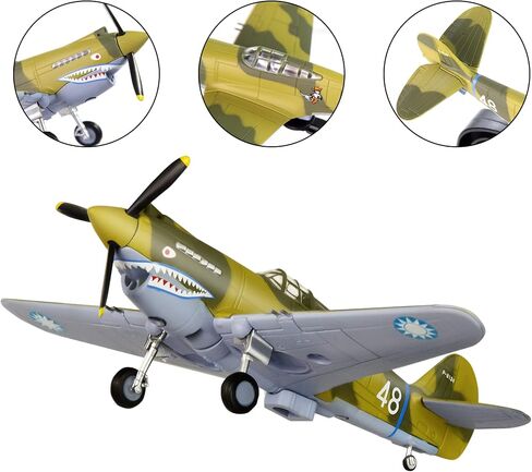 HANGHANG 1/72 P40 Fighter Plane Metal Fighter Military Model Diecast Plane Model for Collection or Gift in Saudi Arabia