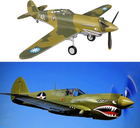 HANGHANG 1/72 P40 Fighter Plane Metal Fighter Military Model Diecast Plane Model for Collection or Gift in Saudi Arabia