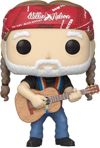 فانكو Pop! Rocks: Willie Nelson, متعدد الألوان, 9.5 سم in Saudi Arabia
