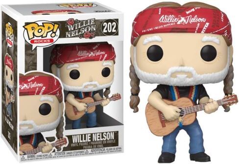 فانكو Pop! Rocks: Willie Nelson, متعدد الألوان, 9.5 سم in Saudi Arabia